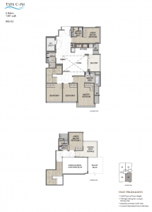k-suites-singapore-floor-plan-5-bedroom-penthouse-1381sqft